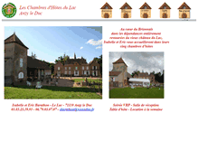Tablet Screenshot of chambres-dhotes-anzy-le-duc.fr